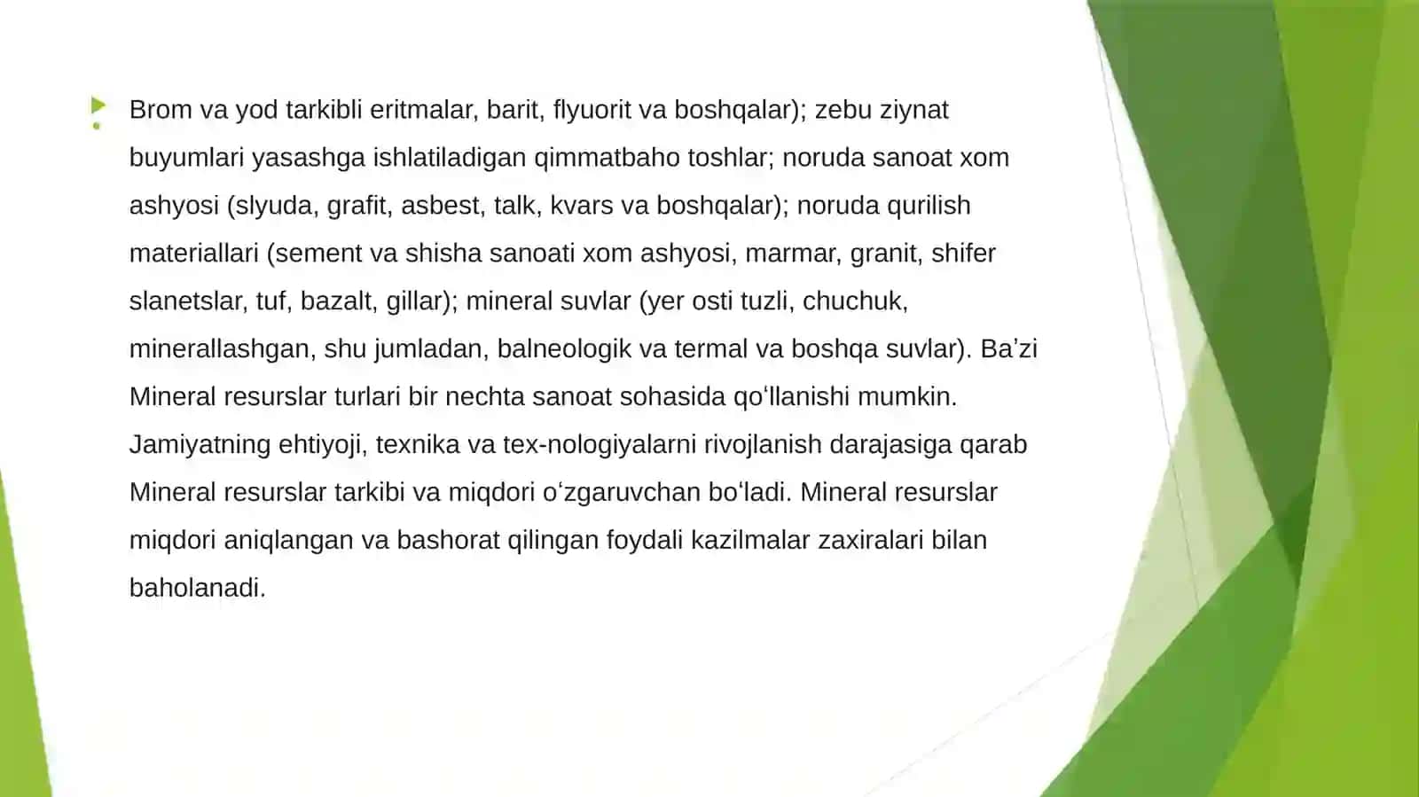 Jahonning mineral resuslari 4