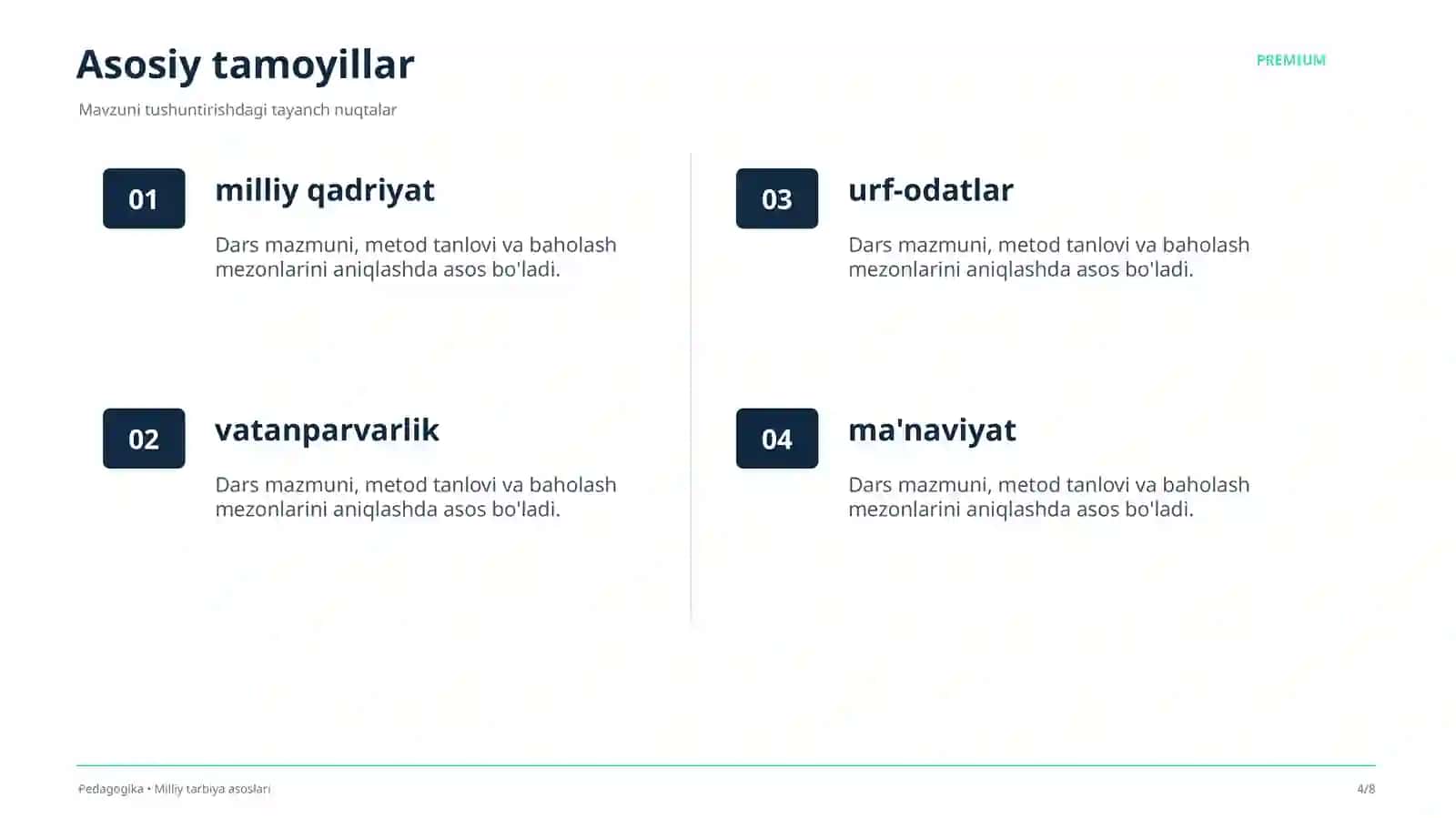 Milliy tarbiya asoslari 4