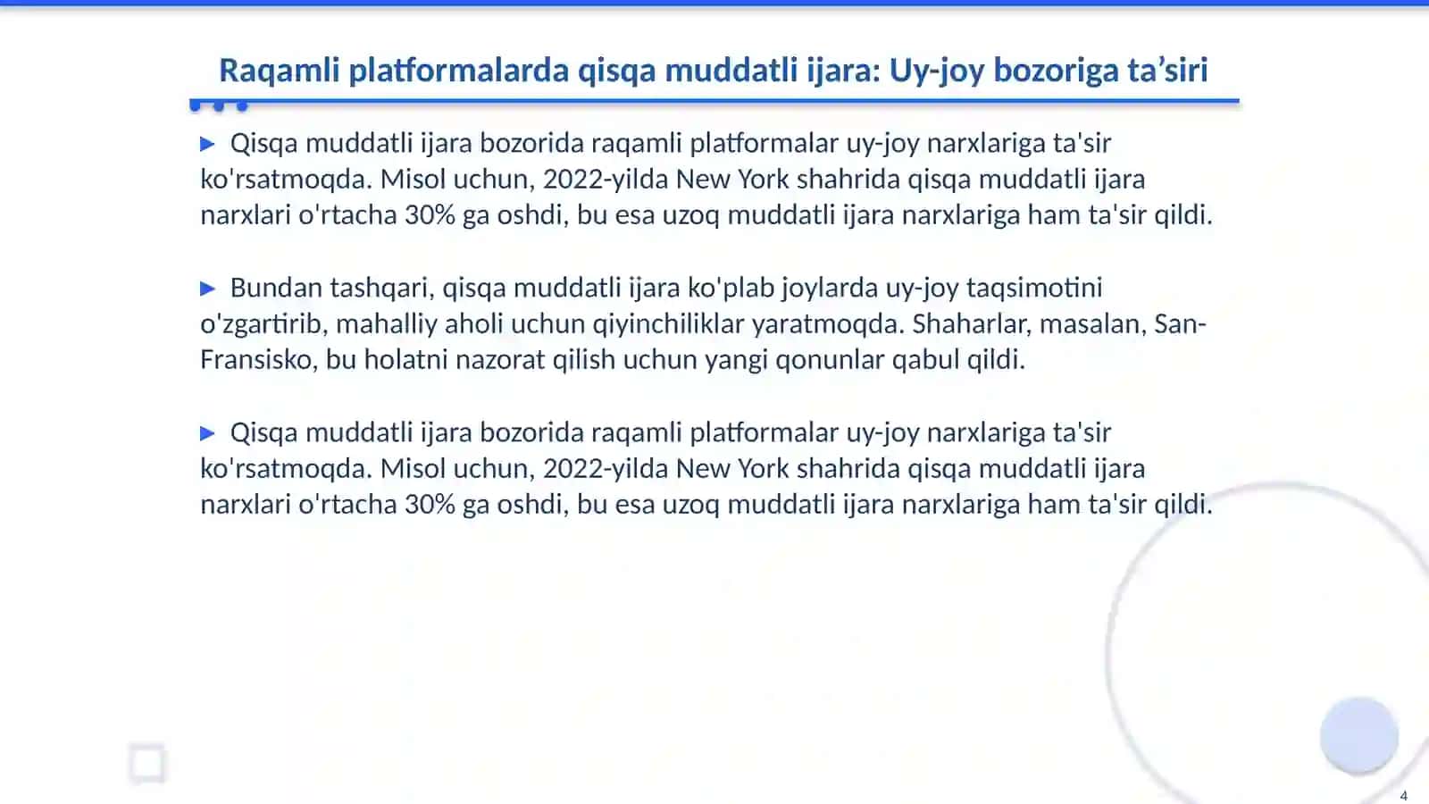 Raqamli platformalarda qisqa muddatli ijara: Uy-joy bozori, arzonlik va shahar boshqaruviga ta’siri 4