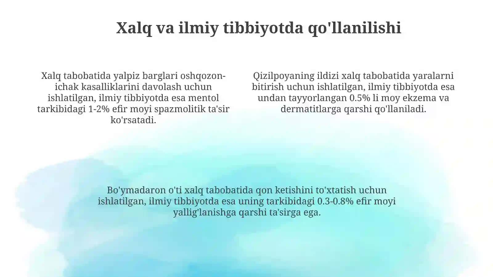 O'zbekistondagi dorivor o'simliklari 4