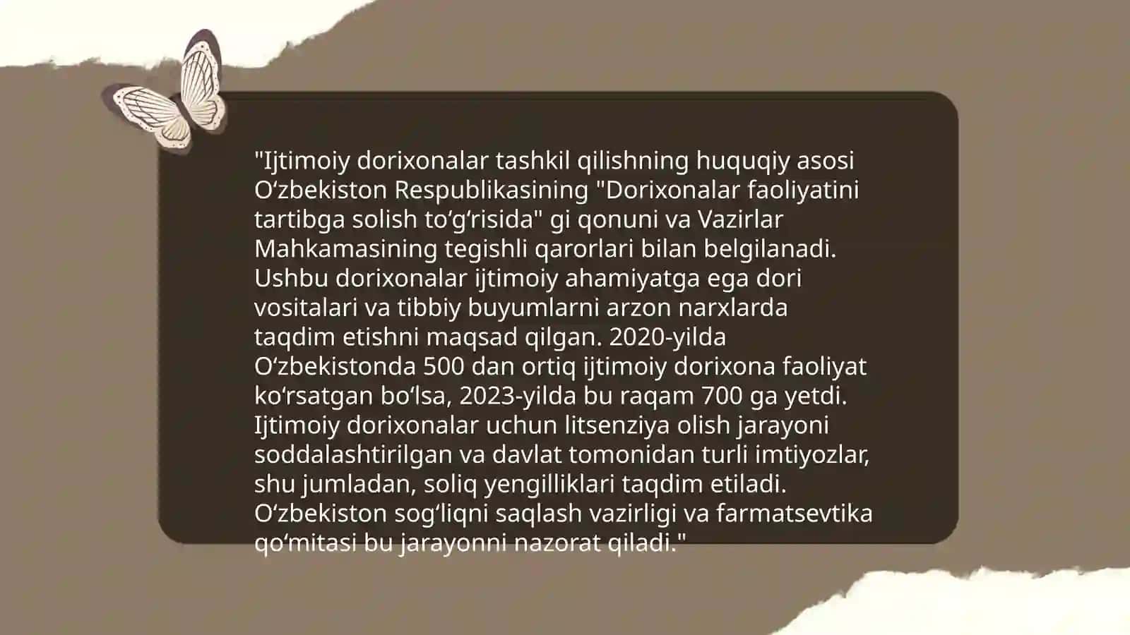 Ijtimoiy dorixonalarni tashkil qilish, joylashtirish tartibi, vazifasi va funksiyalari 4