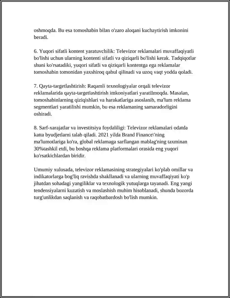MEDIA VOSITALARIDA REKLAMA VA MARKETING 4