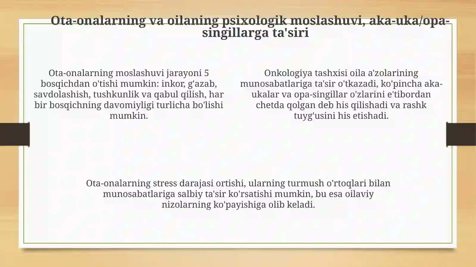 Bolalar ankalogiyasining ijtimoiy psixologik muammolari 4