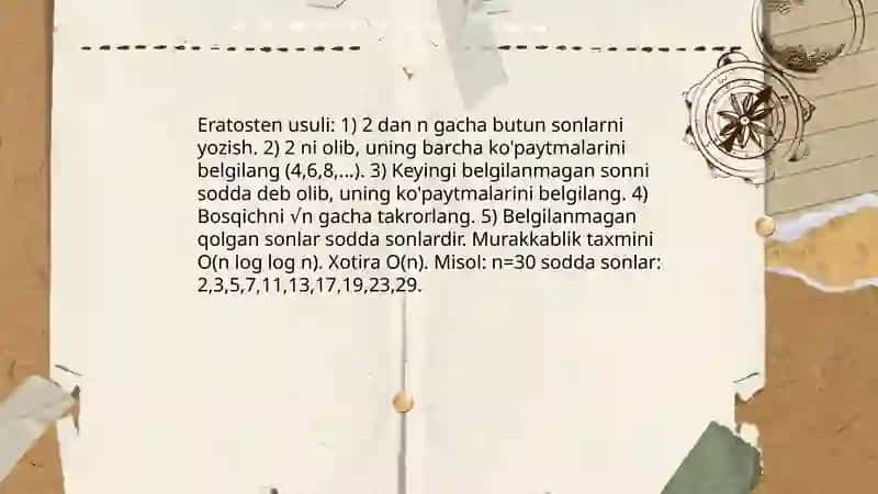 Sonlarning tuzilish jihatdan turlari sodda qushma juft takroriy sonlar 4