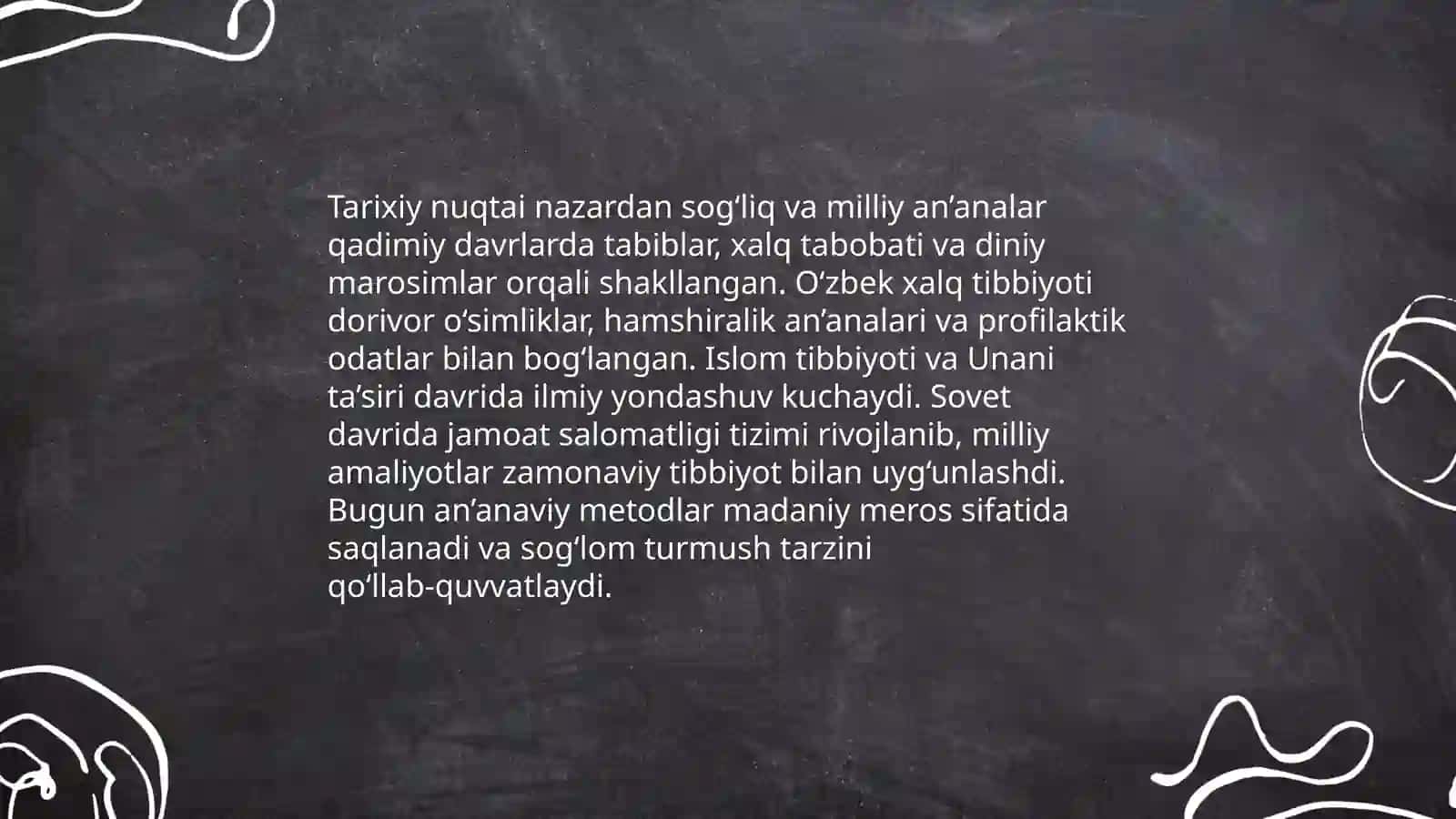 Umuminsoniy va milliy qadriyatlardagi sog‘liq konsepsiyasi 4