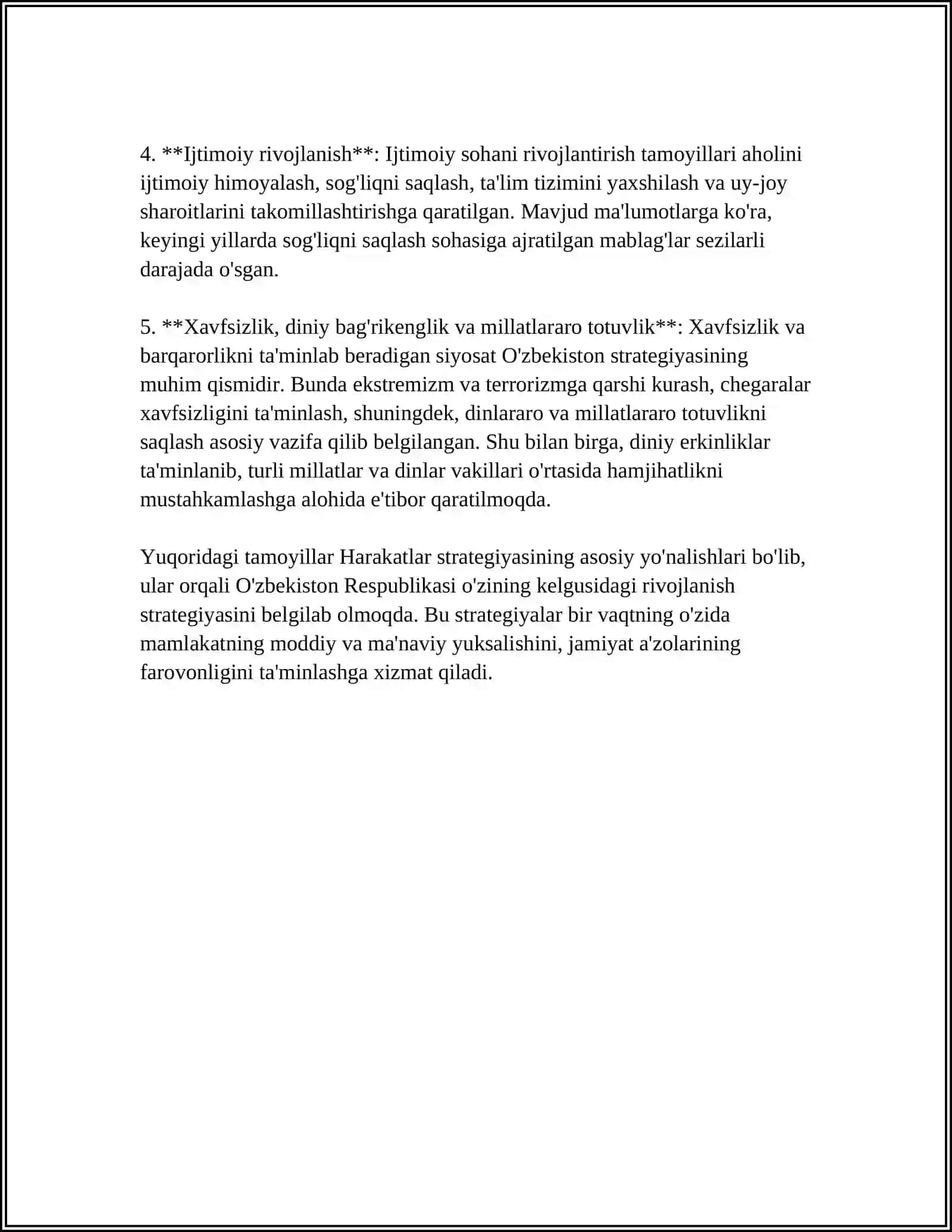 HARAKATLAR STRATEGIYASIDAN-TARAQQIYOT STRATEGIYASI SARI 4