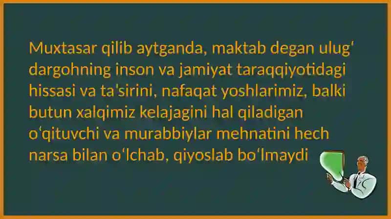 O‘qituvchining tarbiya texnologiyalari asosida pedagogik mahoratini oshirib borishi. 4