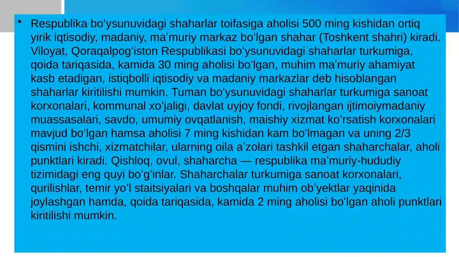 O’zbekistonning ma’muriy hududiy bo’linishi 4