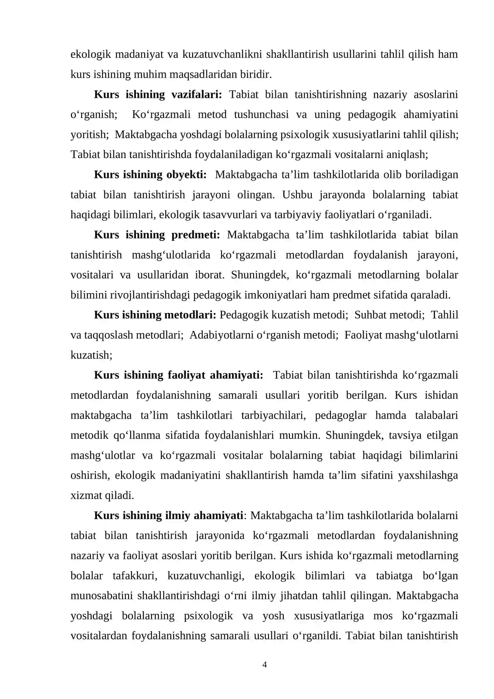 Tabiat bilan tanishtirishda koʻrgazmali metoddan foydalanish 4