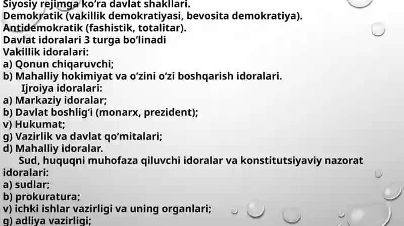 Oʻzbekistonning davlatchilik tarixi.  (Eng qadimgi davrdan XVI asr davlatchiligi) 4