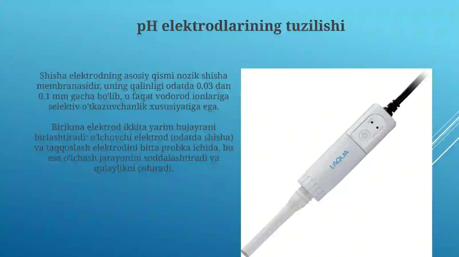 Phelektrodlarvaularningtuzilishivaishlatilishi 4