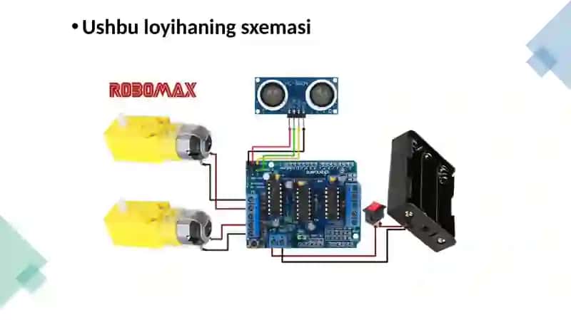 MASOFANI ANIQLASH ULTRASONIK SENSORI DASTURIY LOYIHASI 4