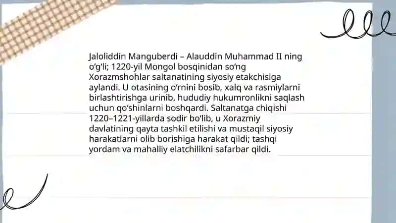 Jaloliddin Manguberdi - Vatan Himoyachisi 4