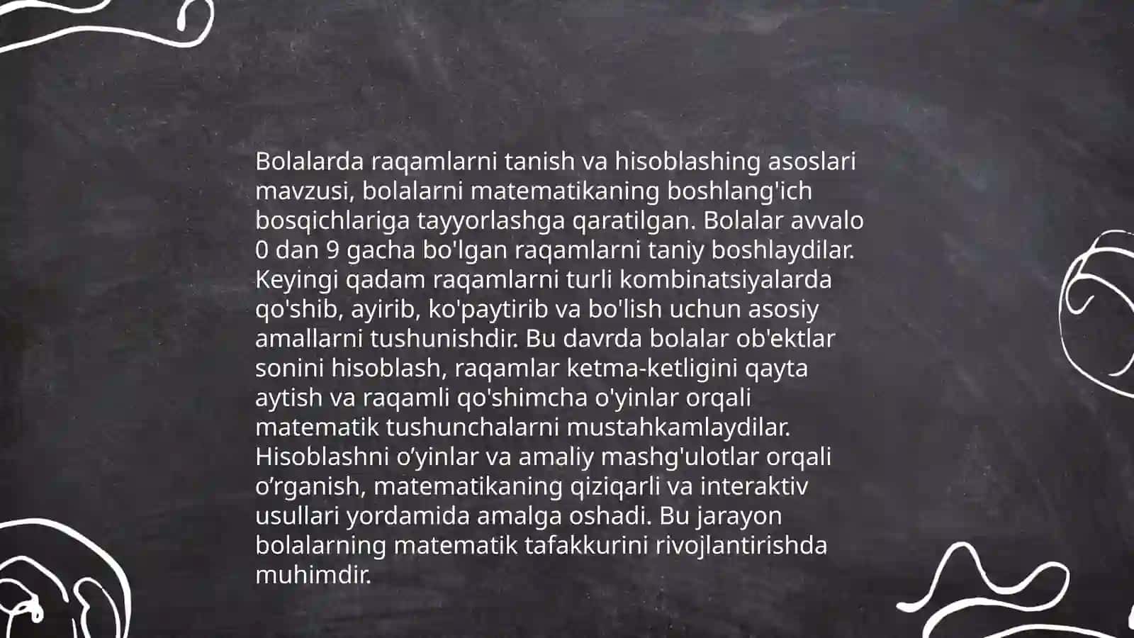Matematik bilimlarning o‘rni 4