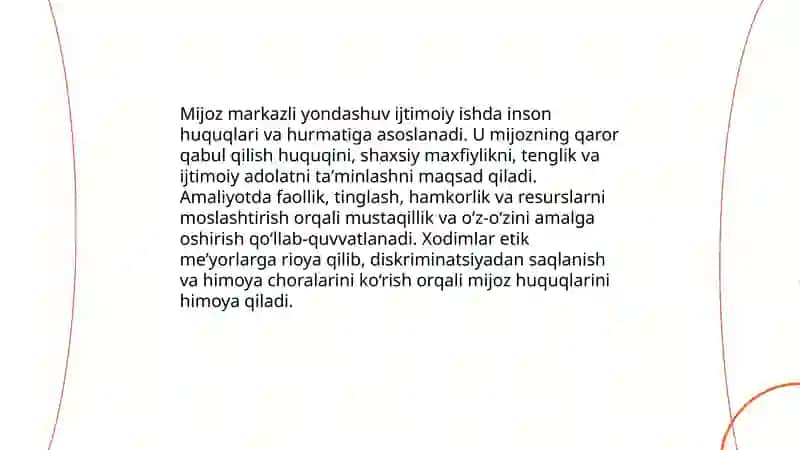 Gumanistik yondashuvning nazariy asoslari ijtimoiy ish amaliyotida 4