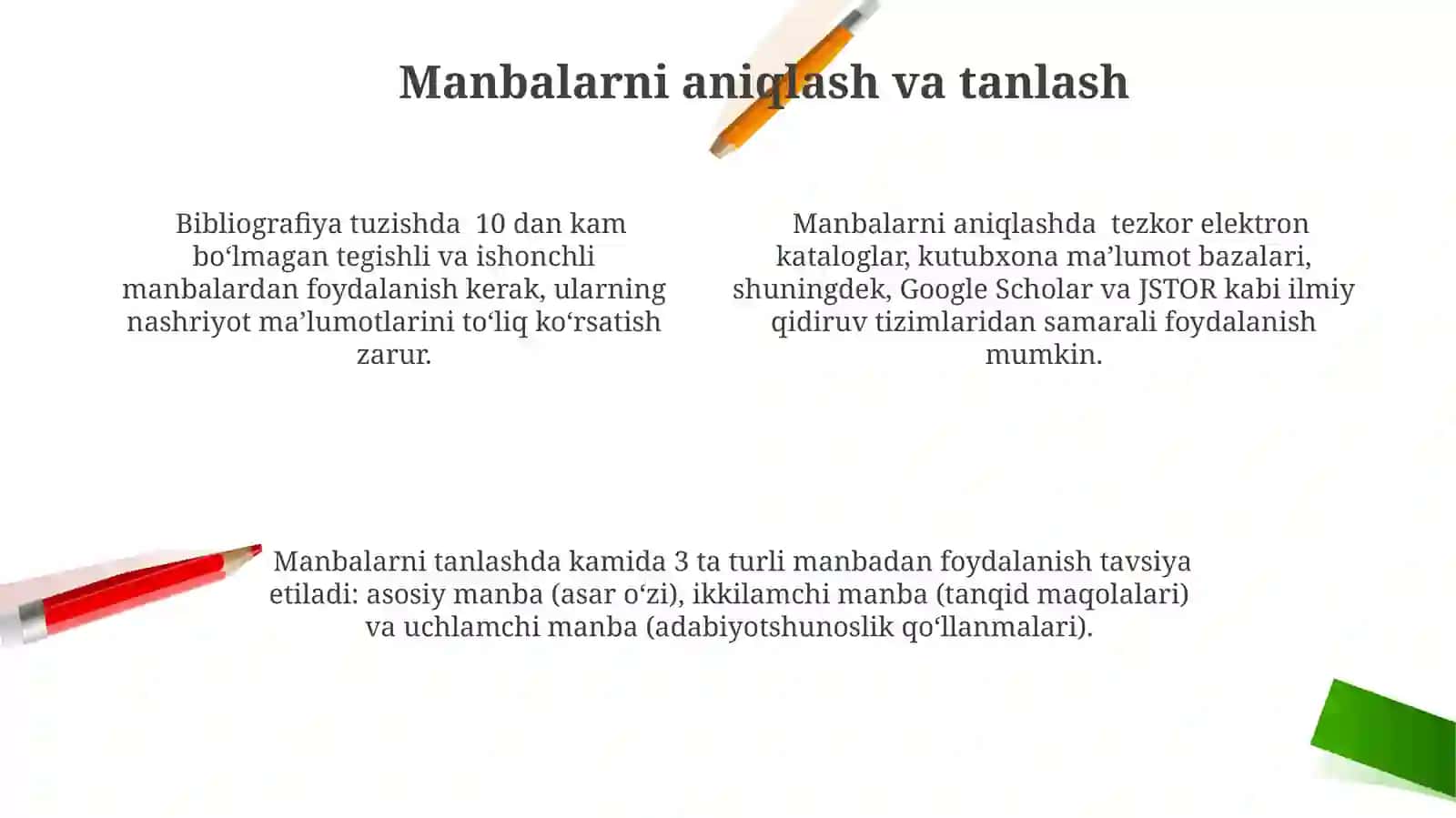 San'at adabiyotlarini bibliografiyalash uslubiyoti 4
