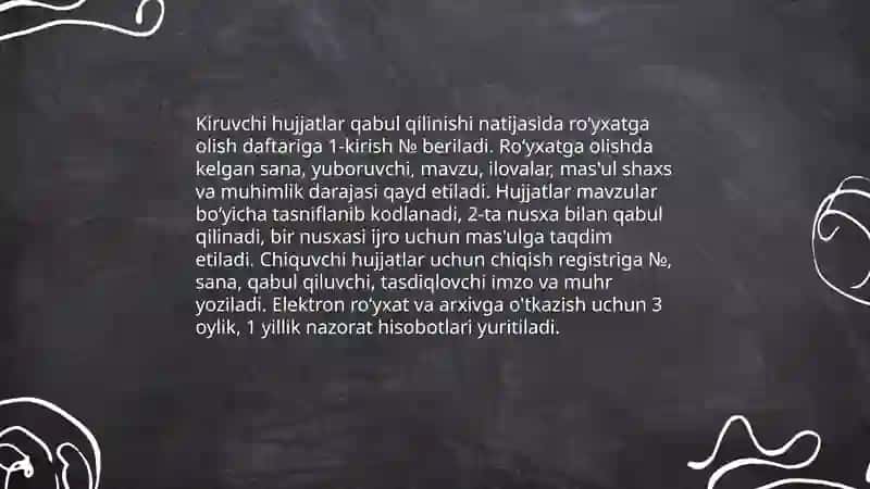 Kammunal gigiena boʻlimida ish yuritish tizimi va hujjatlar tahlili 4