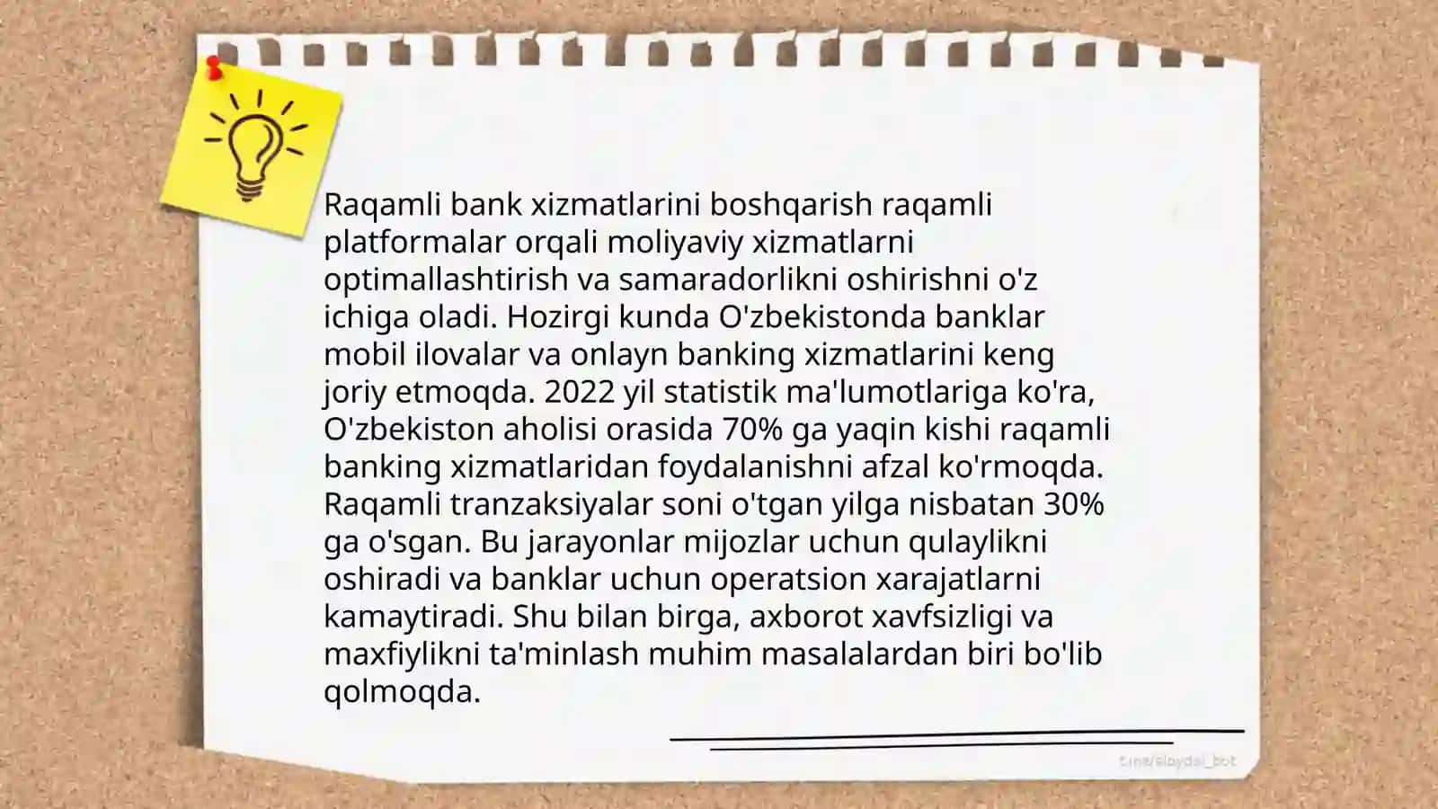 Bank tizimida boshqaruvni rivojlantirish 4