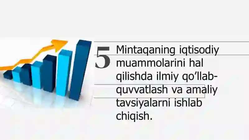 Mintaqaviy iqtisodiyotning tadqiqot usullari 4