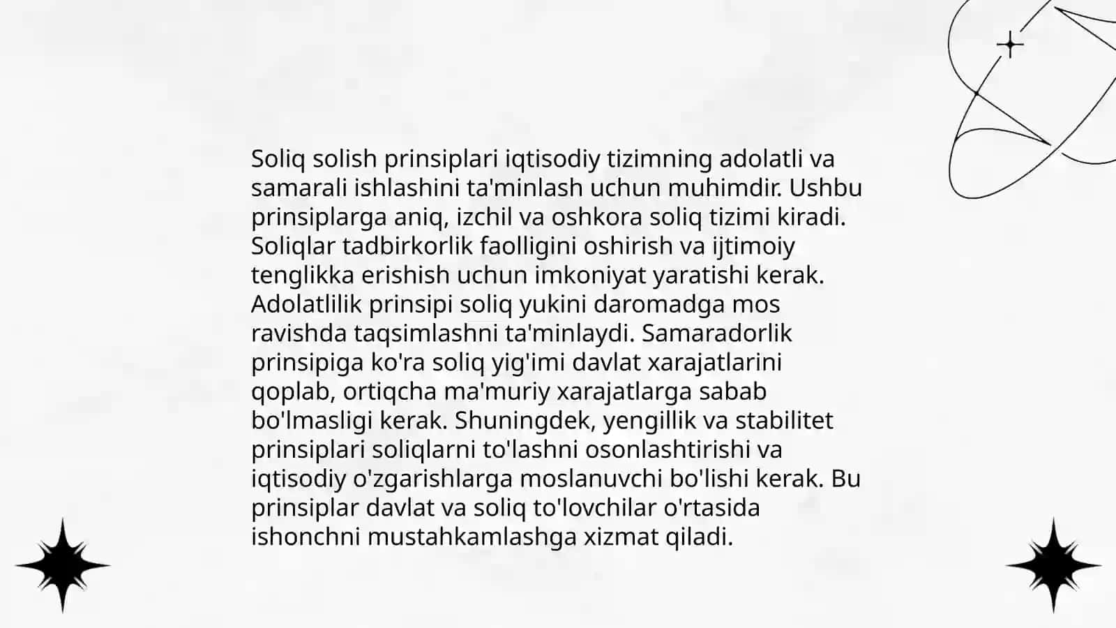 Soliq va yig'imlarni belgilash va to'lash tartibi 4