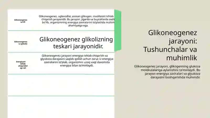 Jigarda glikoliz va glikoneogenezni boshqarilishi 4