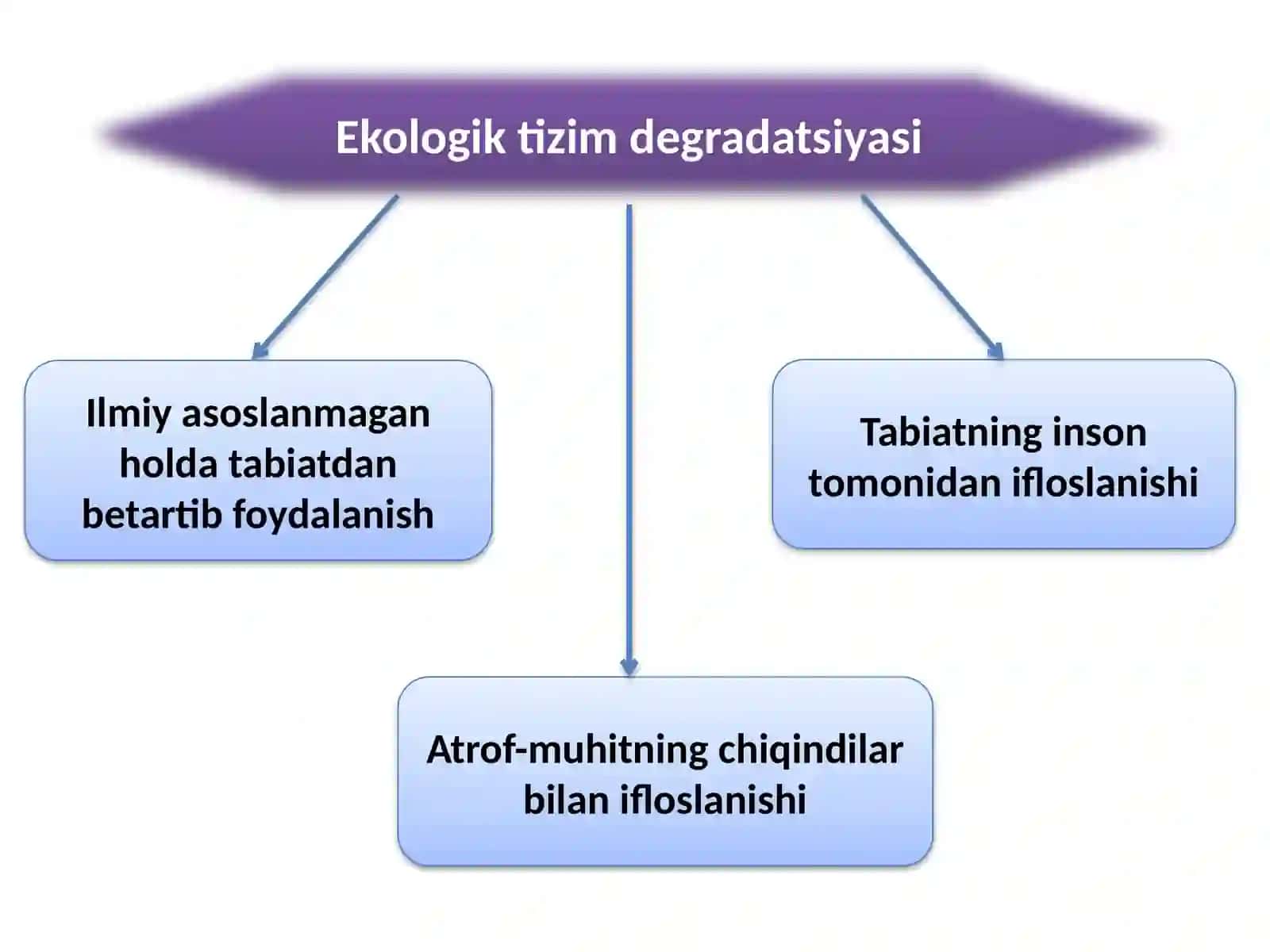 Ekologiya fani predmeti, maqsad va vazifalari 4
