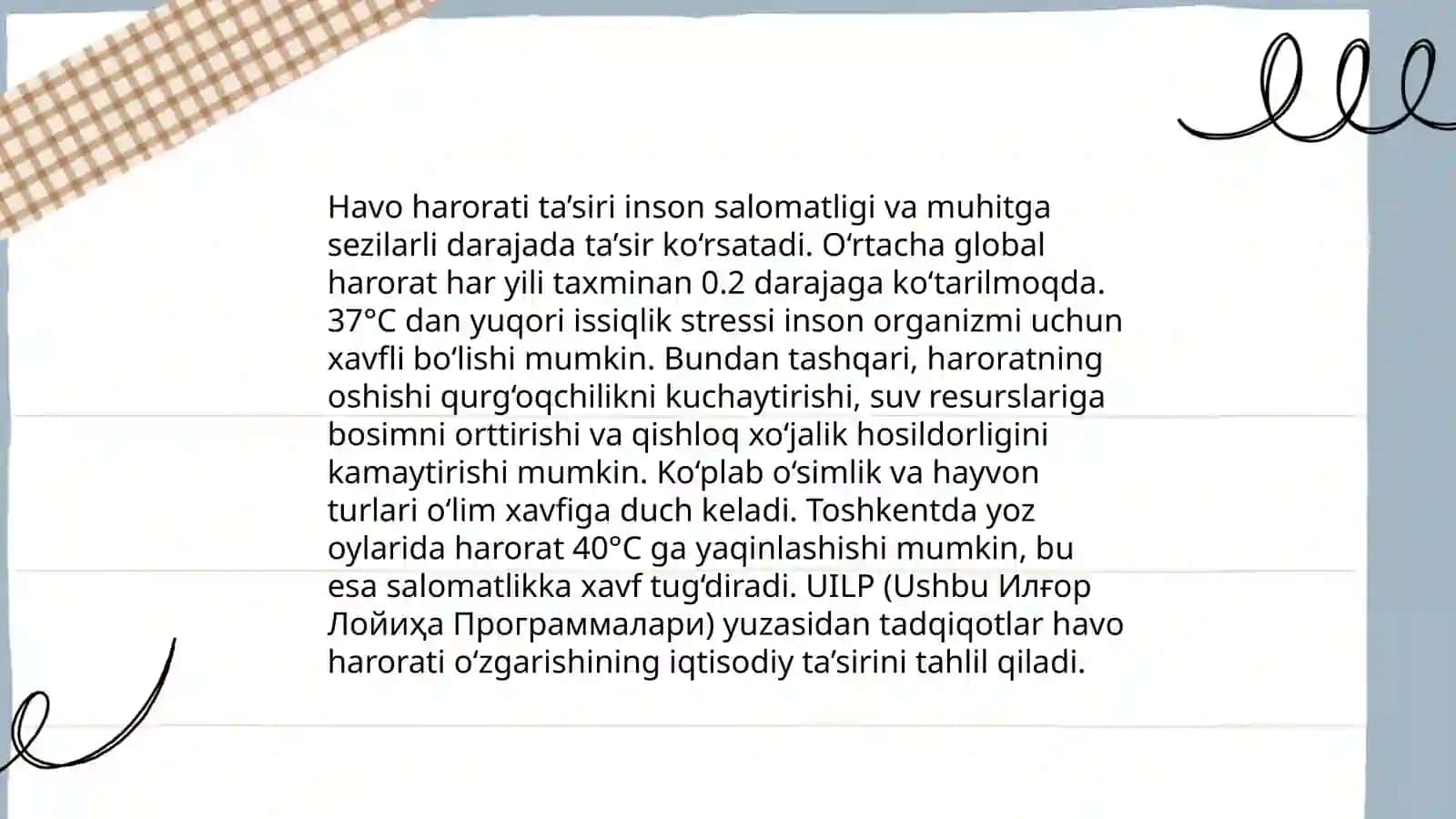 IQLIMLARNI TASNIFLASH VAHUDUDLASHTIRISH TAMOYILLARI 4