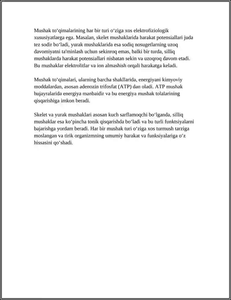 MUSKUL TIZIMI FIZIOLOGIYASI 4