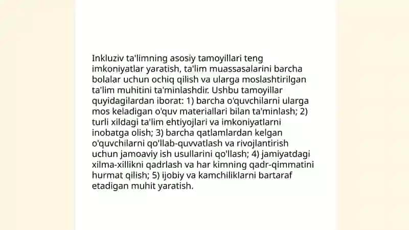 Inkluziv Ta'lim: Sabablari va Ehtiyojlarining Bosqichlari 4