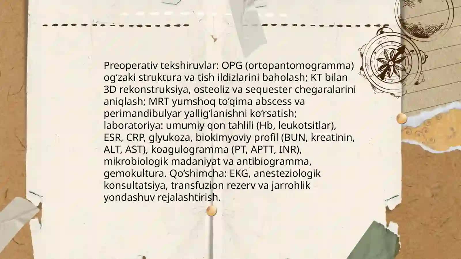 Odontogen osteomiyelit jarrohlik usullari 4