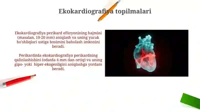 Perikard patologiyasida yurak funksiyasiyalarining buzilishi 4