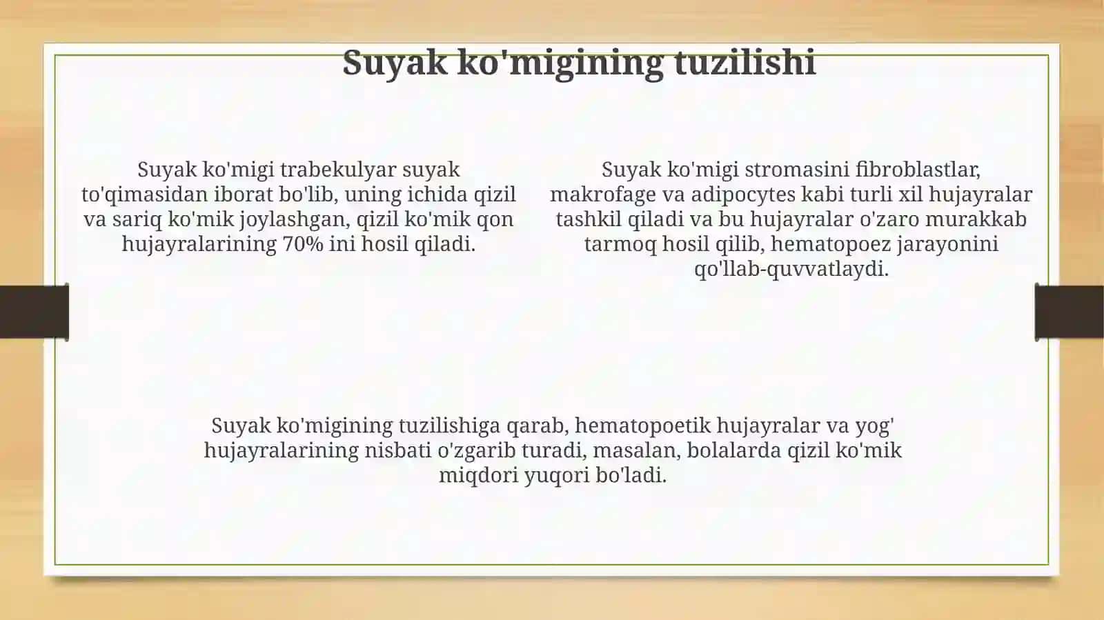 Suyak iligi: taraqqiyoti, tuzilishi, vazifasi 4