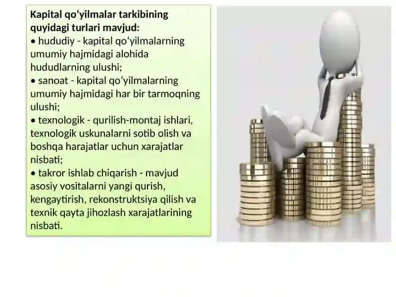 QISHLOQXO‘JALIGIDAINVESTITSIYA VA INVESTITSIYAFAOLIYATI 4