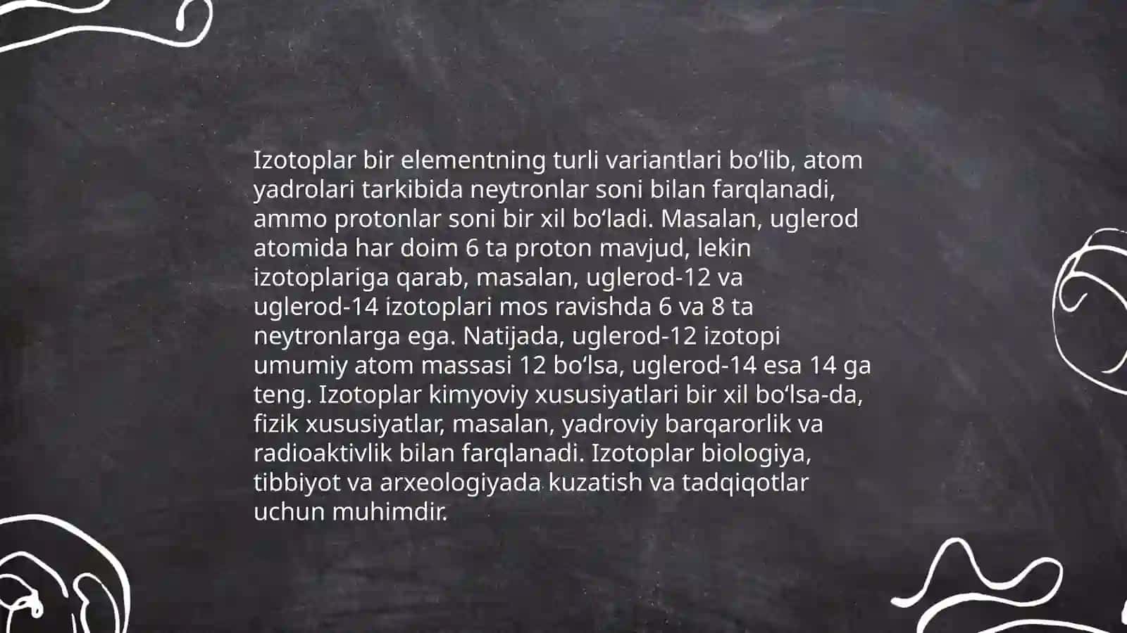 Izotop, izobar va izotonlar 4