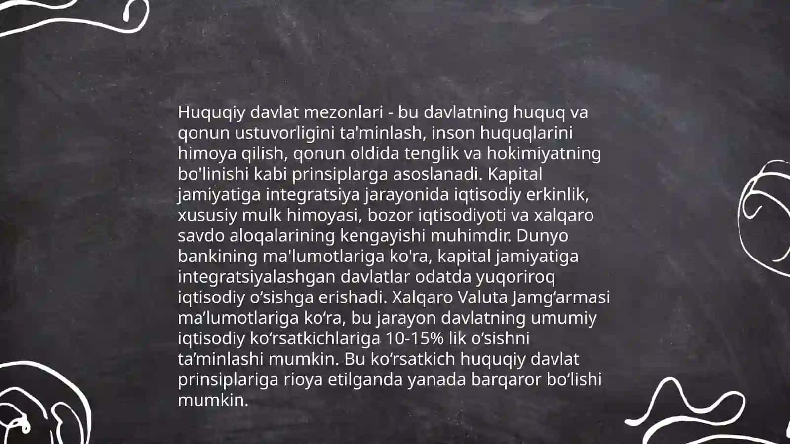 Siyosiy-huquqiy sohadagi ustuvor halqaro reytinglar va ularga O'zbekistonning integratsiyalashuvi 4