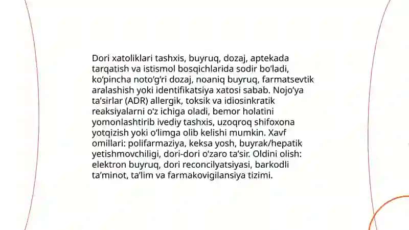 Hozirgi zamon tibbiyotida yatrogeniya muammolari 4