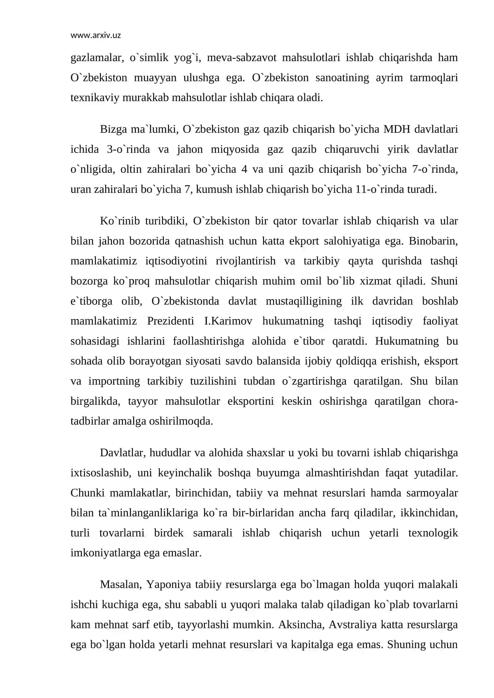 Xalqaro mehnat taqsimoti 4
