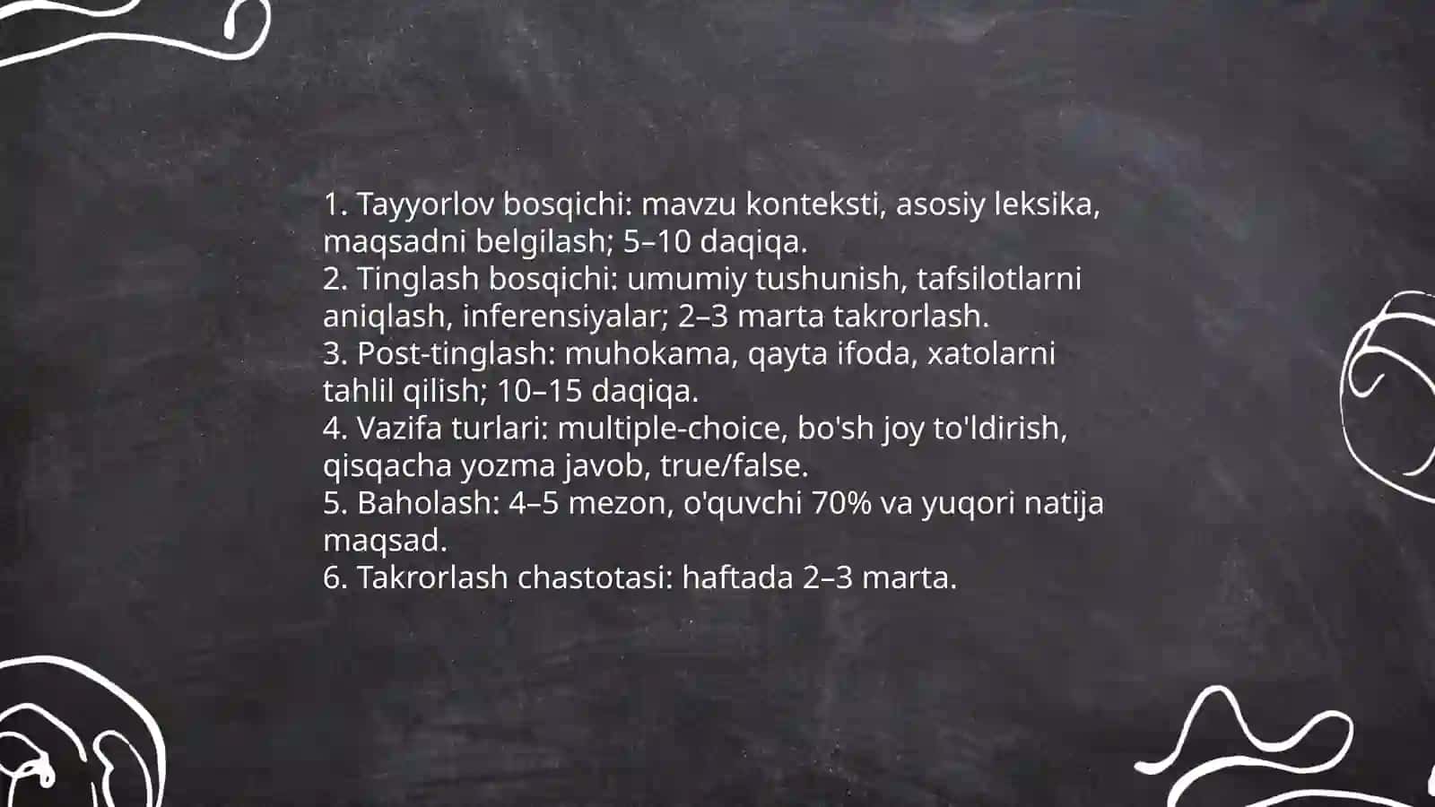 O'quv topshiriqlari orqali nutq o'stirish metodikasi 4