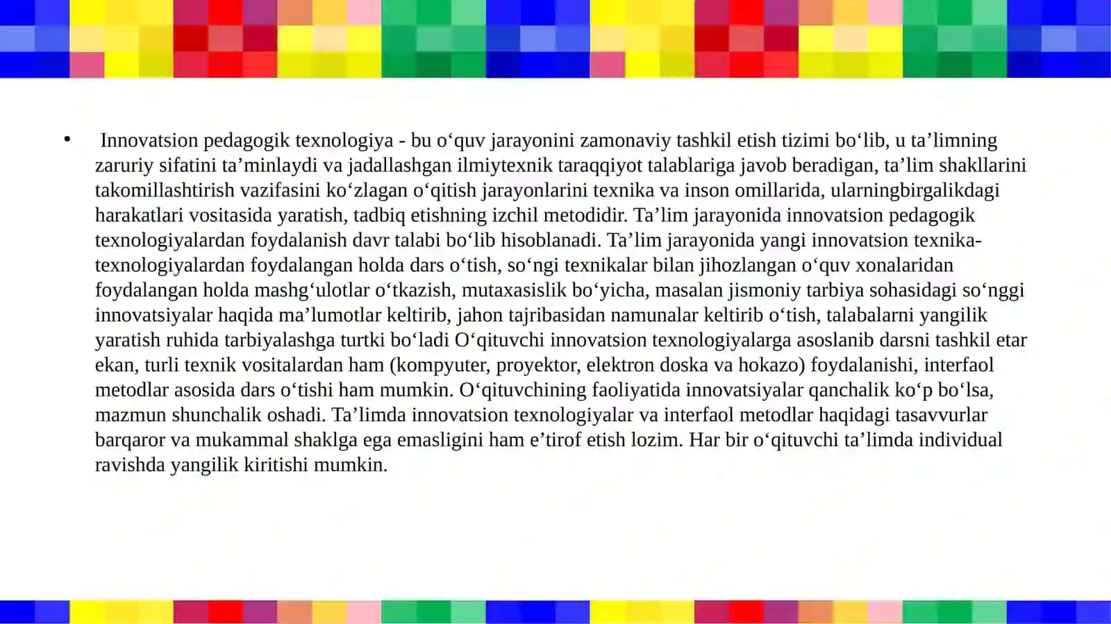 Aloxida yordamga muxtoj bolalar ta’limida pedagogik texnologiyalardan foydalanish 4