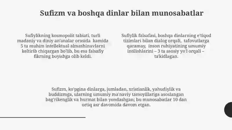 Sufizmning rivojlanishi va uning hissasu 4