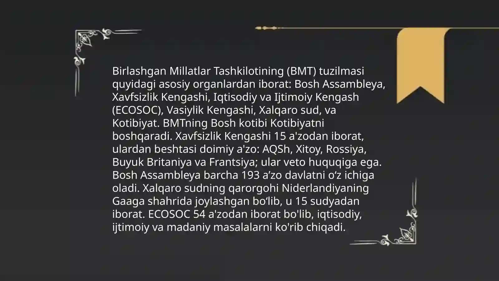 Birlashgan Millatlar Tashkilotining tarixi 4
