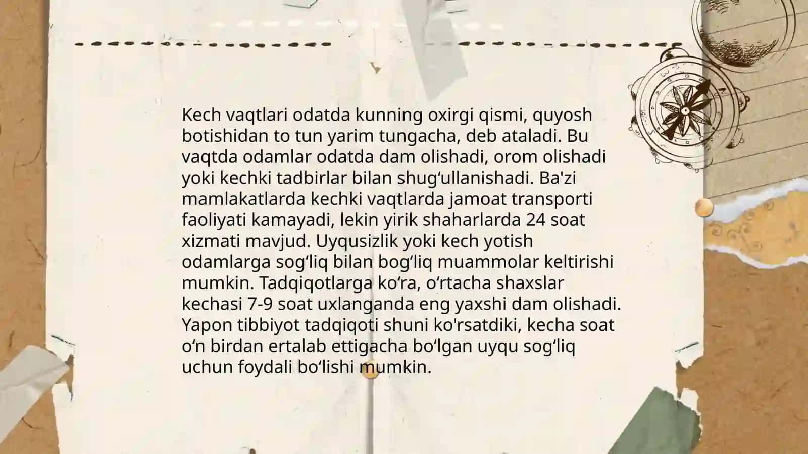 Bolalarni vaqtni chamalashga oʻrgatish vazifalari 4