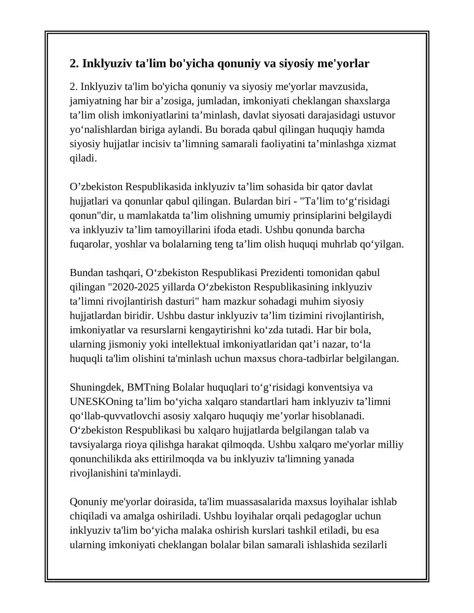 SINF VA GURUHLARDA INKLYUZIV TA'LIM 4