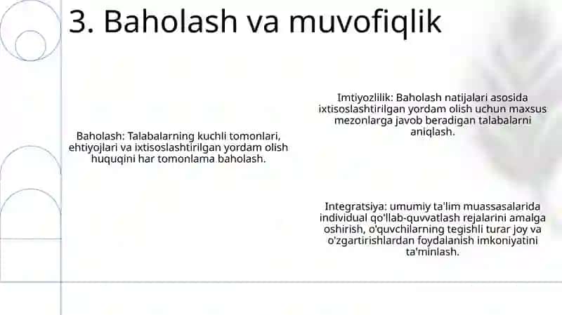 UmumtaʼLim Tashkilotlarida Alohida Ýordamga Muhtoj Bolalar Uchun Integratsiyalashgan TaʼLim 4