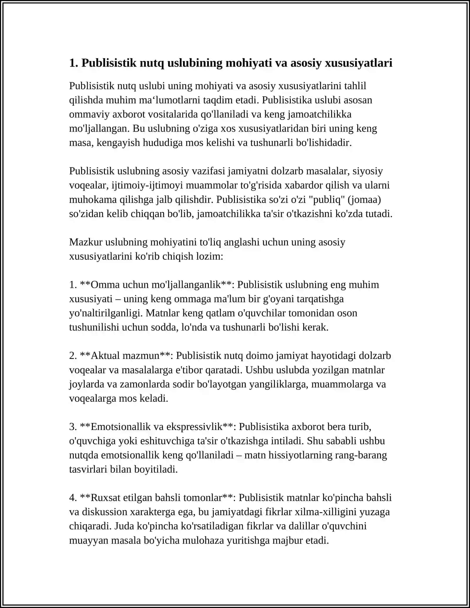 PUBLISISTIK NUTQ USLUBI 4