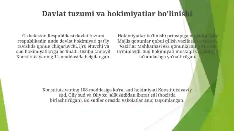 Oʻzbekiston respublikasining konstitutsiyasi 4