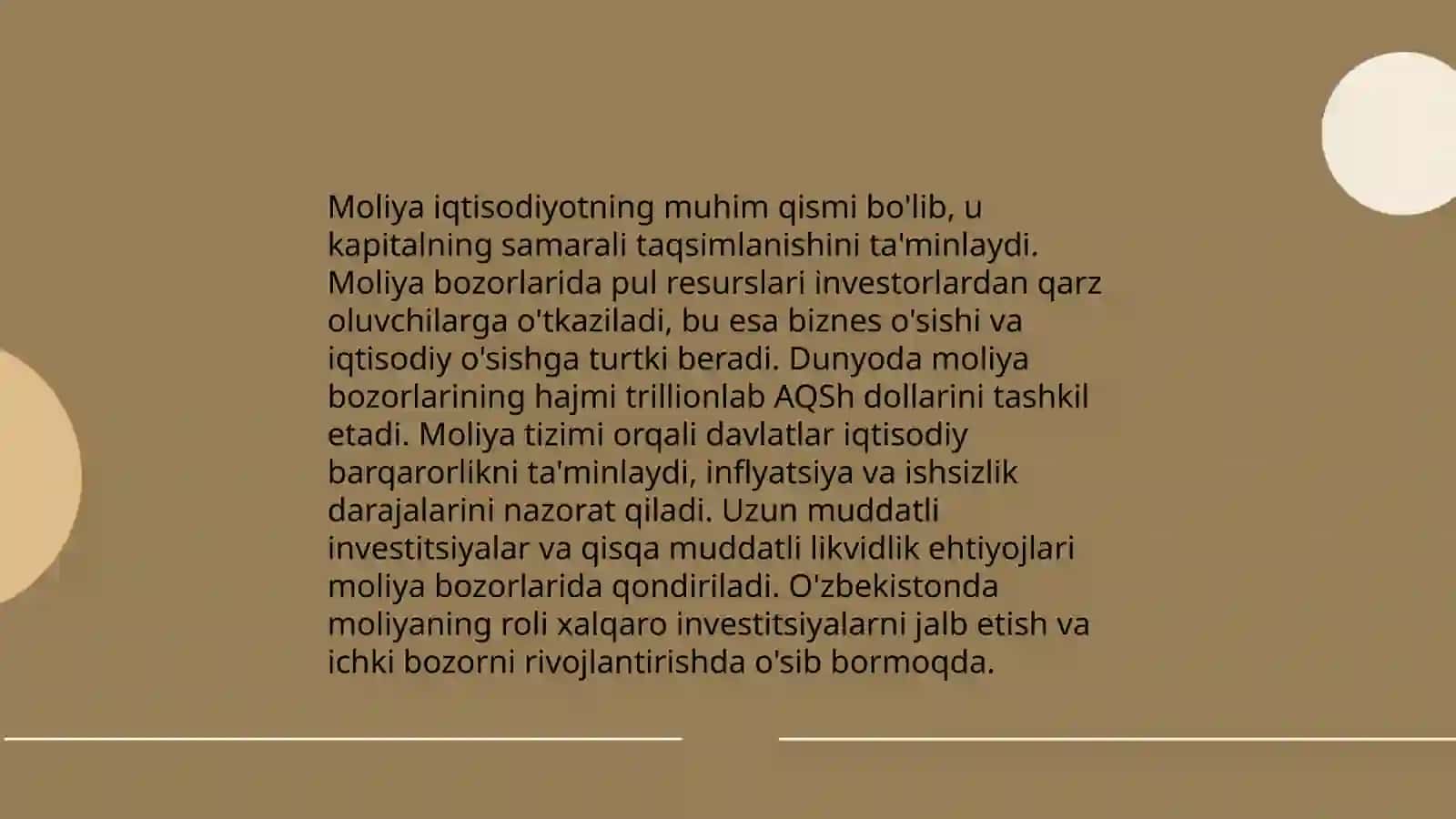 Moliya tizimi va uning quyi boğinlari 4