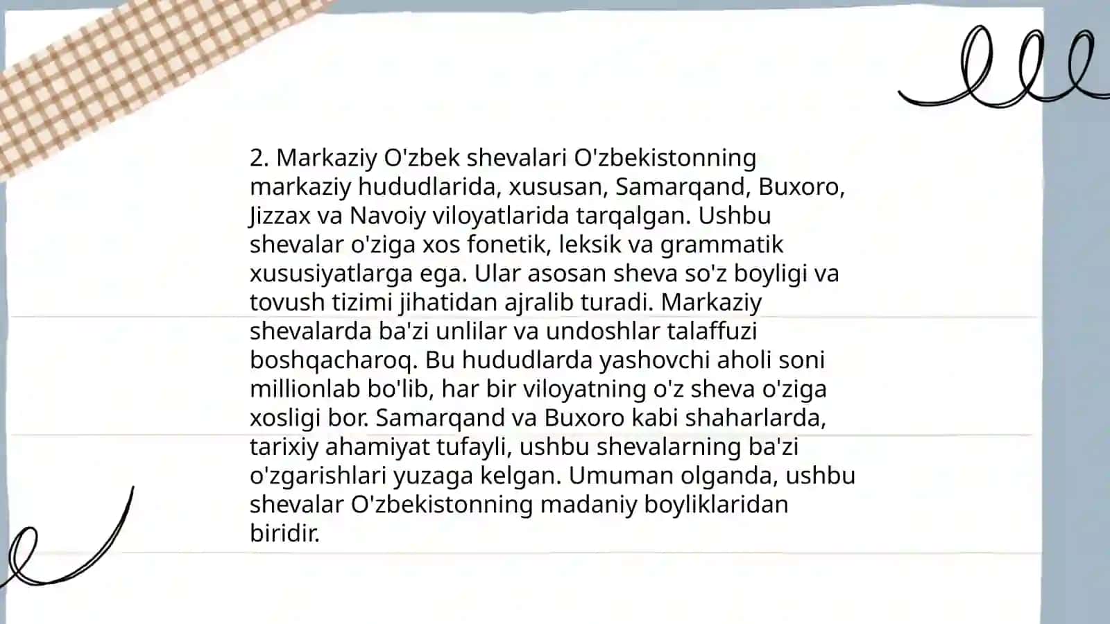 O'zbek shevalarining tasnifi va ularning lingvistik xususiyatlari 4