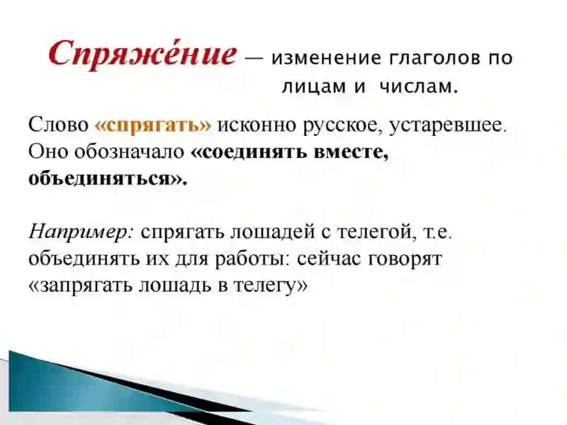 Спряжение глаголов 4
