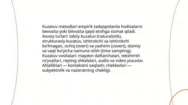 Emperik tadqiqot metodlari 4